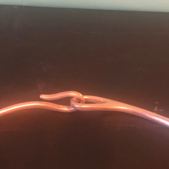 Tiffany & Co rare sterling choker; authentic & marked. Heavy, thick sil… - Picture 6 of 9